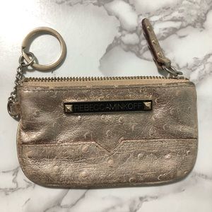 Rebecca Minkoff gold cardholder Gently used